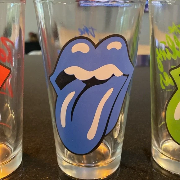 2010 Rolling Stones Full Set of (4) Pint Glasses - Picture 4 of 10